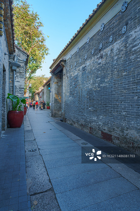 佛山岭南天地中式传统古镇风情商业街区图片素材