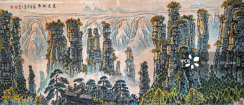 中国画——风景图片素材