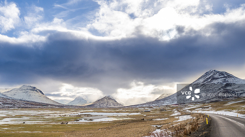 冰岛的春天即将来临图片素材