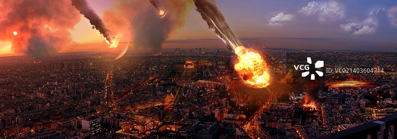 世界末日:第一天——法国巴黎图片素材