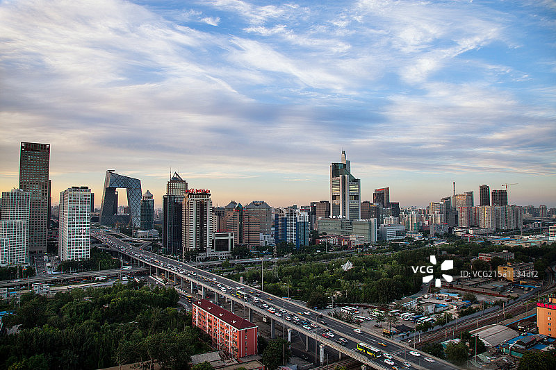 北京CBD，建外SOHO图片素材