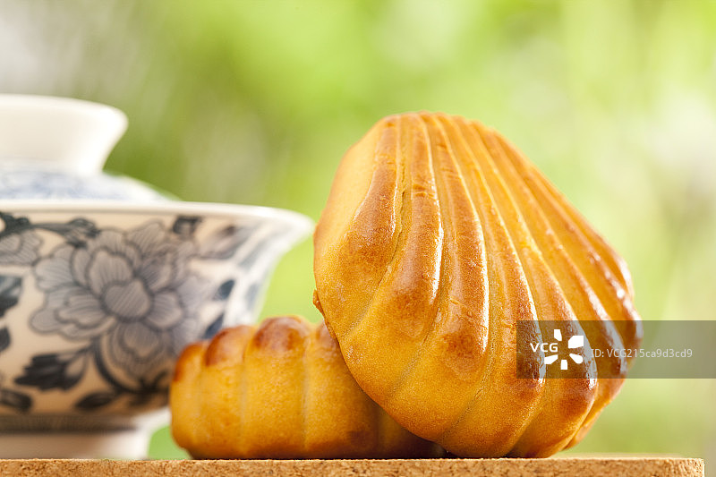 北京特色糕点与茶图片素材