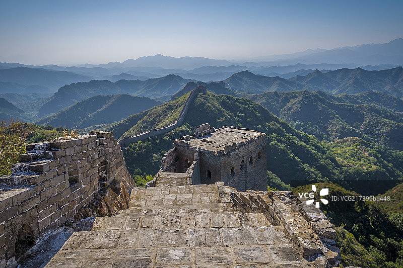Jinshanling Great Wall,Hebei Province,China图片素材