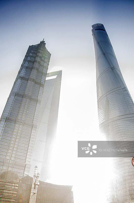 上海金茂大厦 环球金融中心和上海中心图片素材