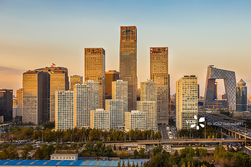 北京建外SOHO建筑群图片素材