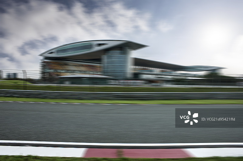上海F1赛车场图片素材