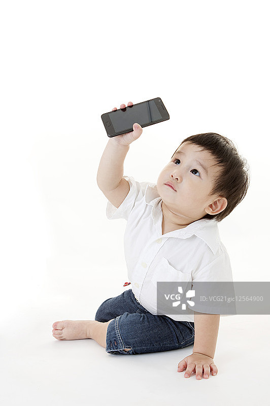 手机,男婴儿图片素材