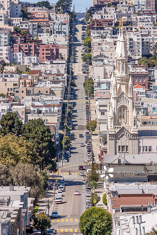 旧金山的道路图片素材
