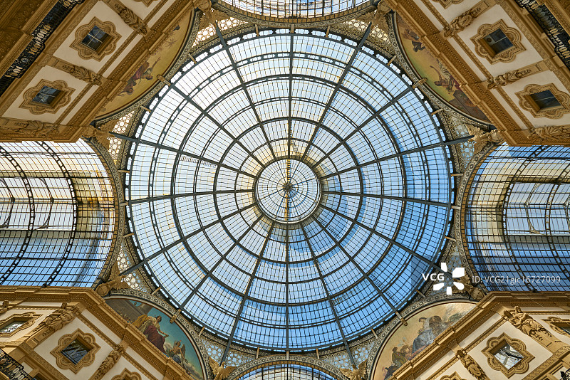 米兰埃马努埃莱二世拱廊 - Galleria Vittorio Emanuele II, Milan图片素材
