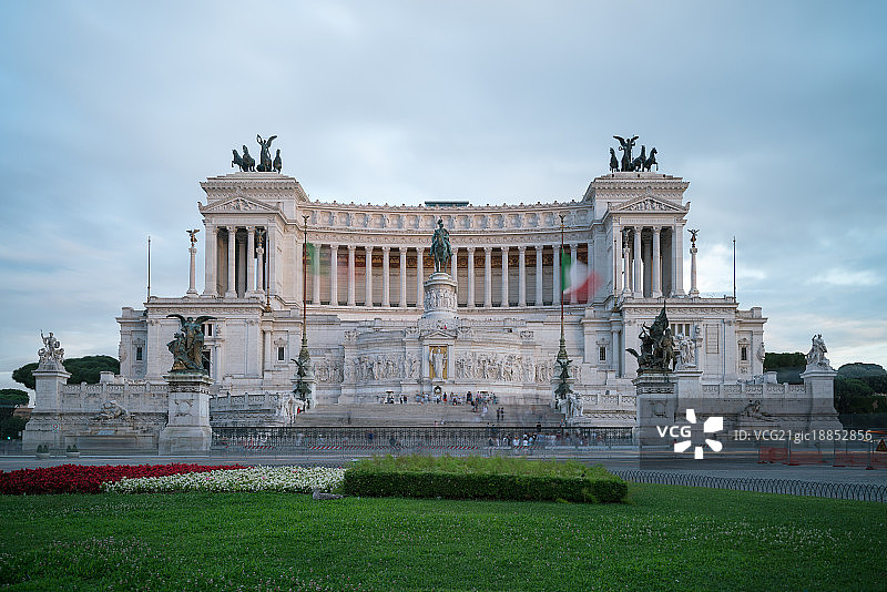 意大利罗马伊曼诺二世纪念馆Vittorio Emanuele Monument图片素材