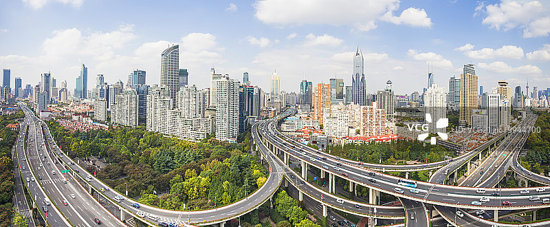 上海城市立交桥景观图片素材