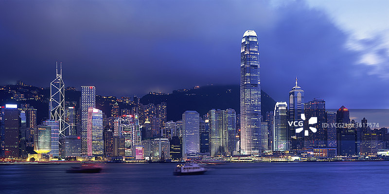 中国香港夜景图片素材