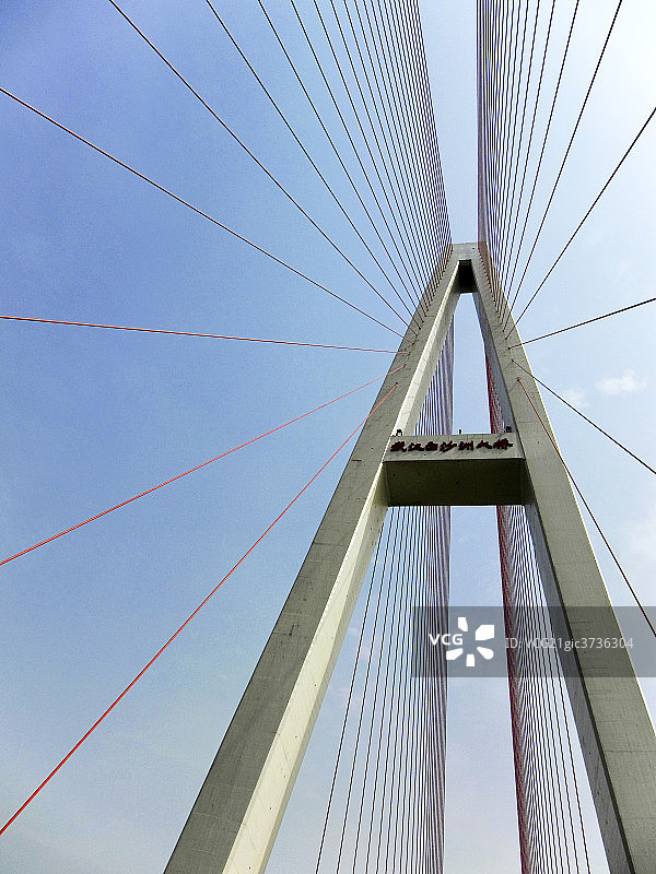 武汉白沙洲大桥图片素材