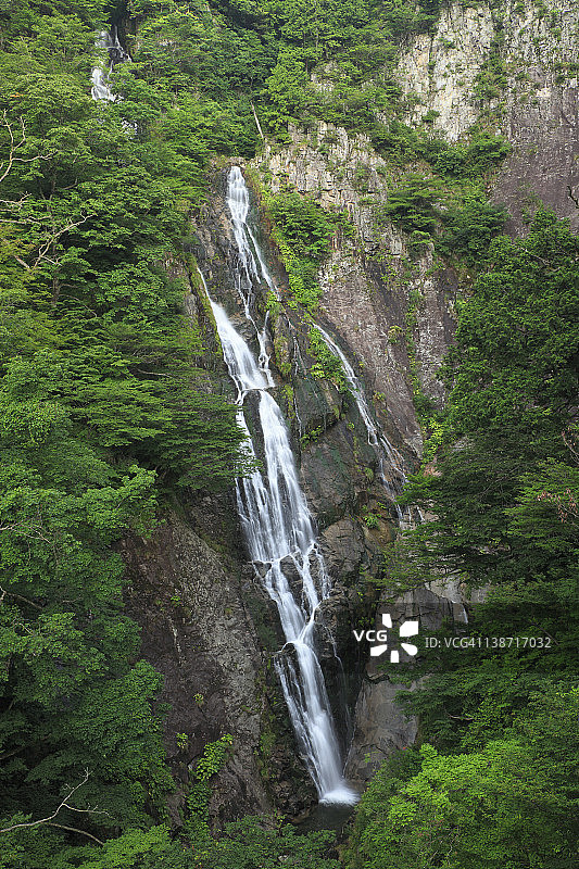 鸟取市的仙条瀑布，日本鸟取市图片素材