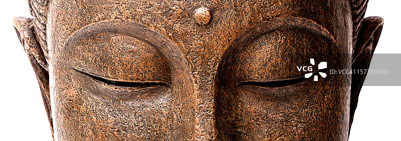 全景佛陀的脸图片素材