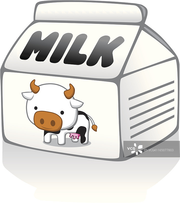 牛奶盒图片素材