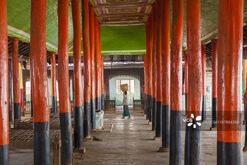 寺庙，Salay，蒲甘，缅甸图片素材