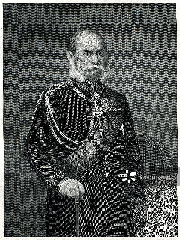 威廉一世，德国皇帝图片素材