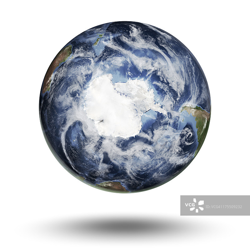地球-南极洲和南半球图片素材