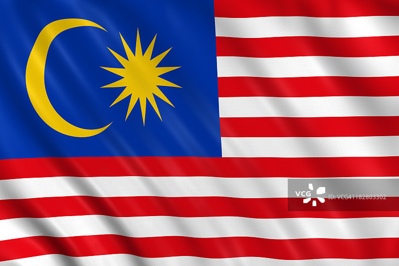 马来西亚旗图片素材