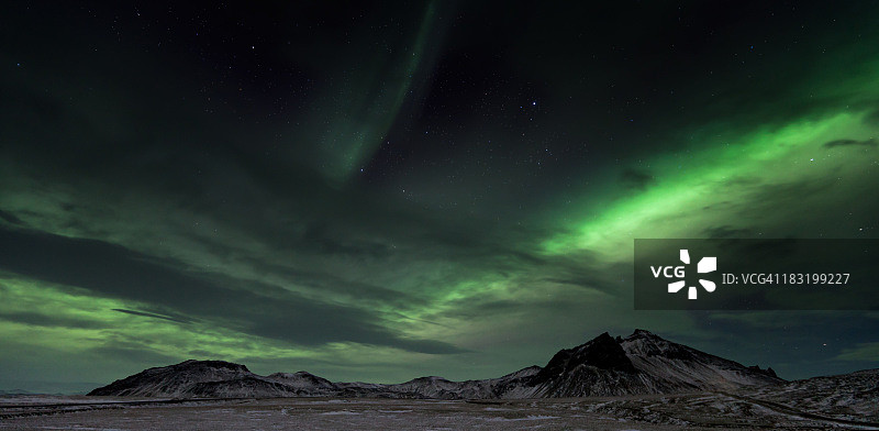 冰岛及其极光(探索2011年6月23日第378号)图片素材