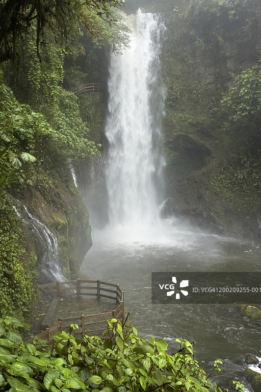 哥斯达黎加,瀑布图片素材