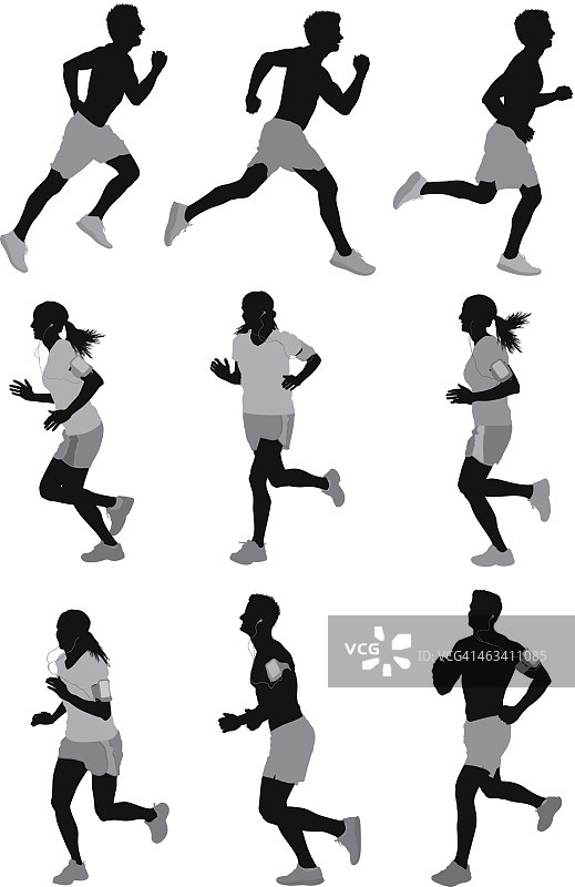 人跑步图片素材
