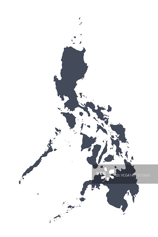 菲律宾国家地图图片素材
