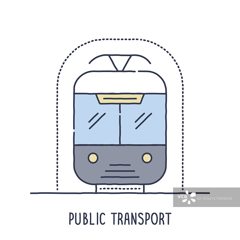 公共交通标志图片素材