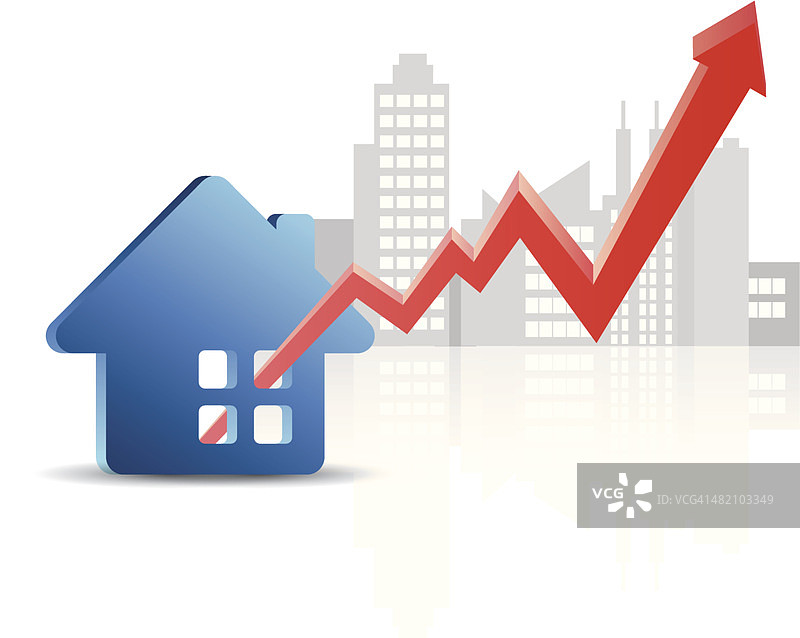 房地产价格正在上涨图片素材