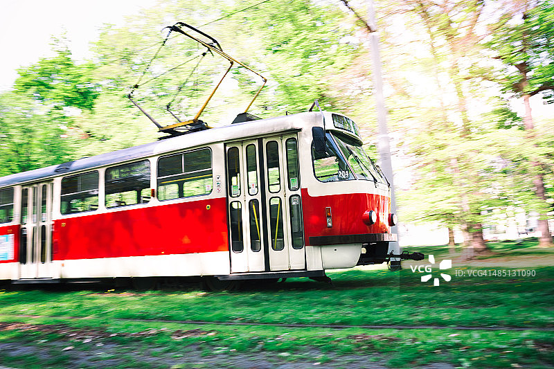有轨电车在布拉格图片素材
