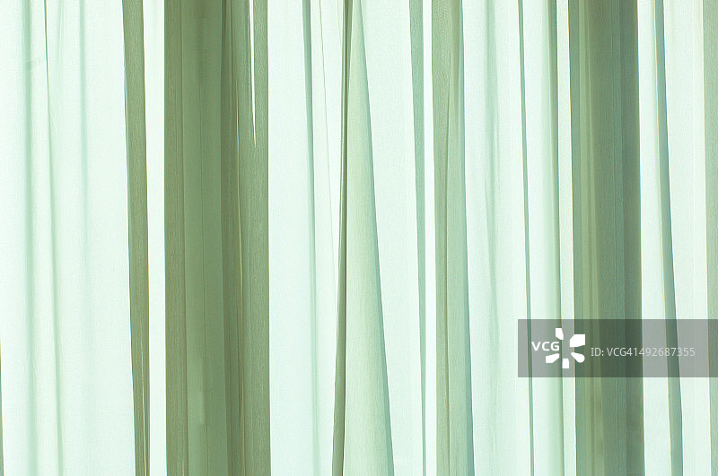绿色窗帘，马拉喀什，摩洛哥图片素材