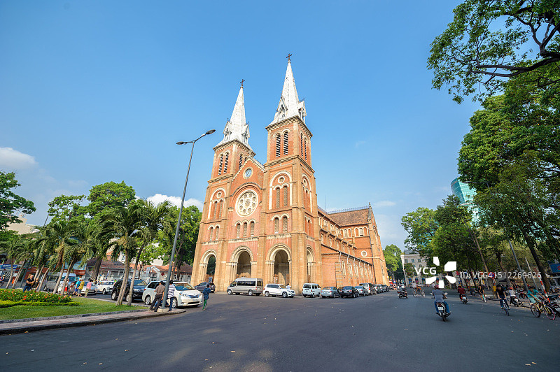 西贡圣母大教堂图片素材