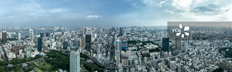 日本东京的天际线图片素材