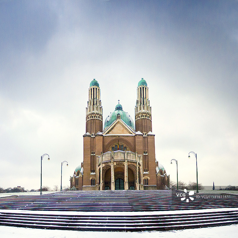 布鲁塞尔的Koekelberg大教堂图片素材
