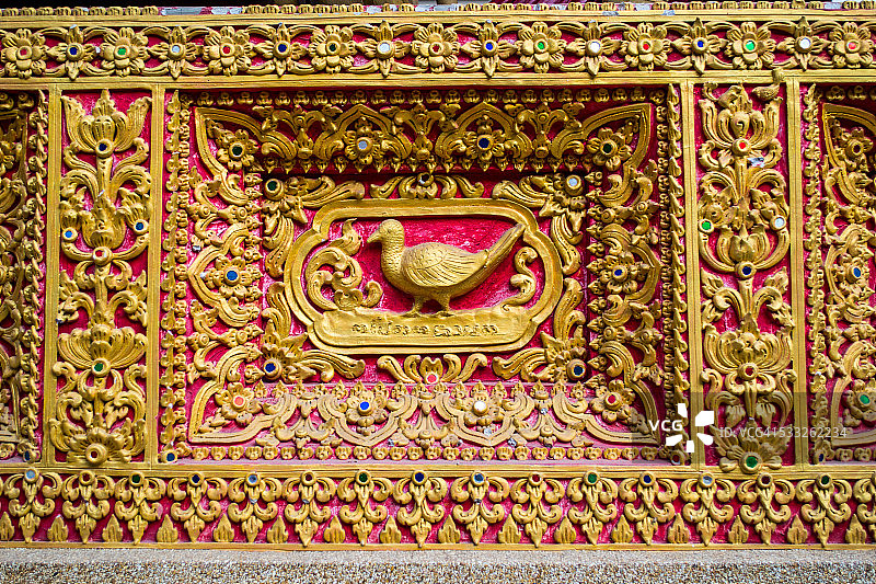 泰国寺庙金饰图片素材