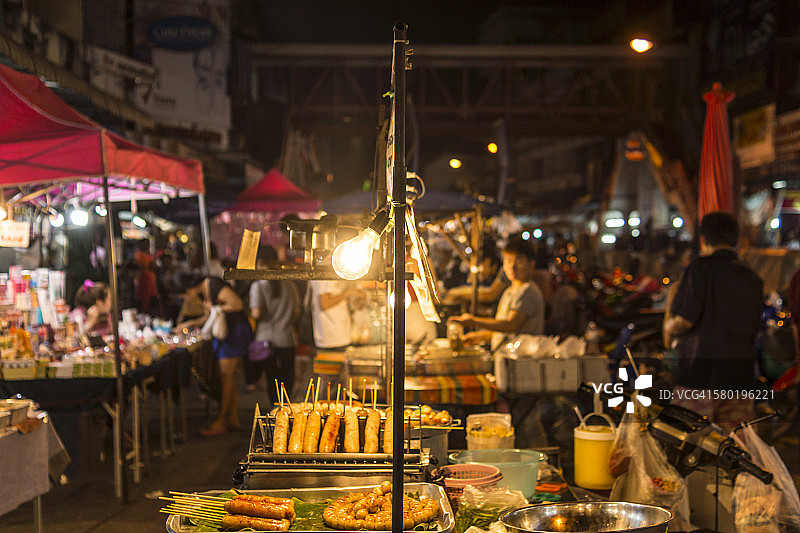 泰国清迈的夜市图片素材