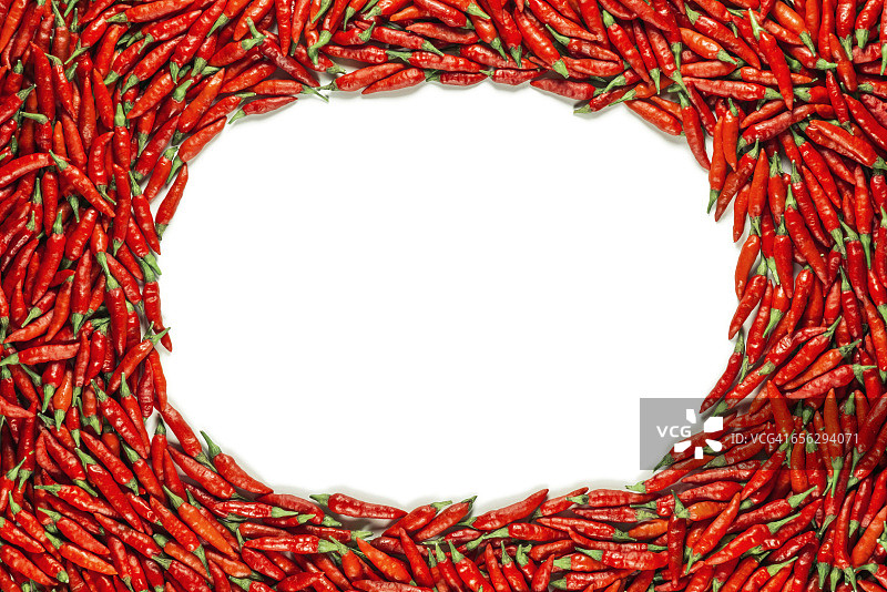 红辣椒和空白图片素材