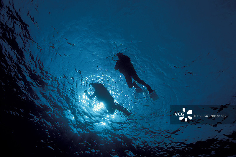 深海潜水者图片素材