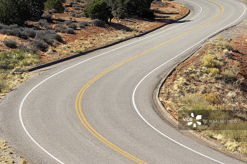 高速公路，峡谷地国家公园，犹他州图片素材