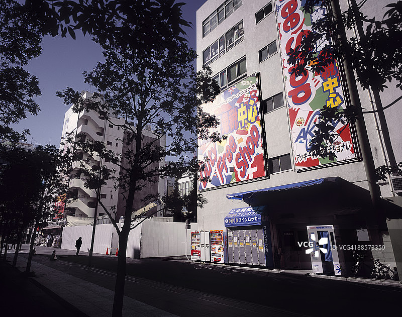 东京秋叶原的大型广告。图片素材
