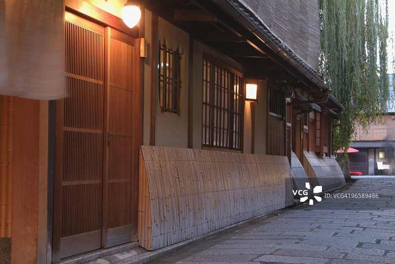 日本京都Inu yarai的房子图片素材