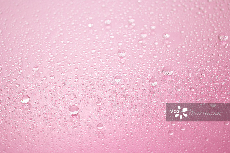 粉红色的水滴图片素材
