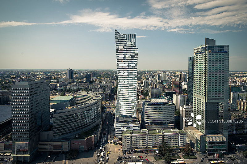 华沙的摩天大楼图片素材