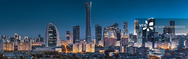 美丽的北京夜景图片素材
