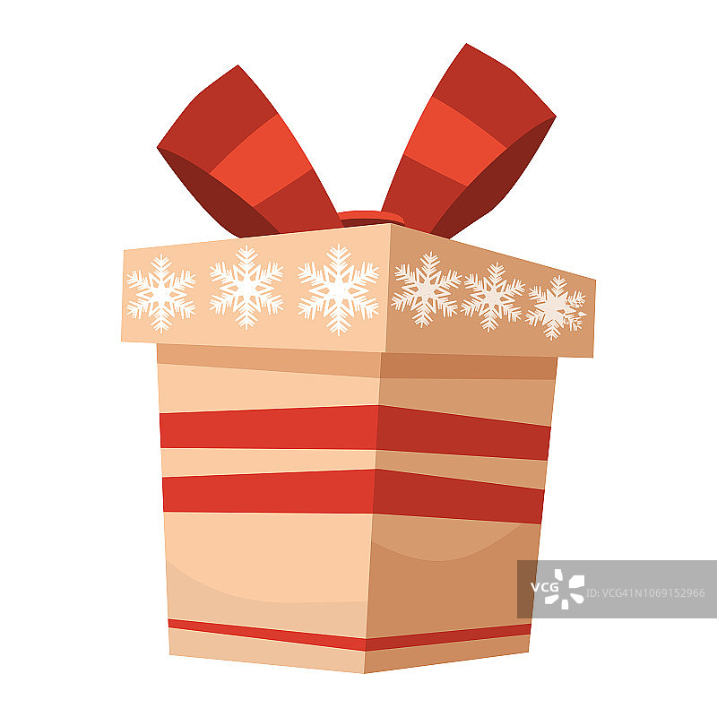 有蝴蝶结和丝带的彩色礼盒。呈现孤立的白色。销售、购物的概念。生日收藏，圣诞节收藏。矢量插图。图片素材