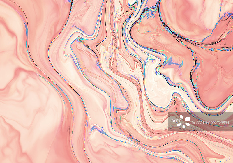 粉色抽象画大理石插图图片素材