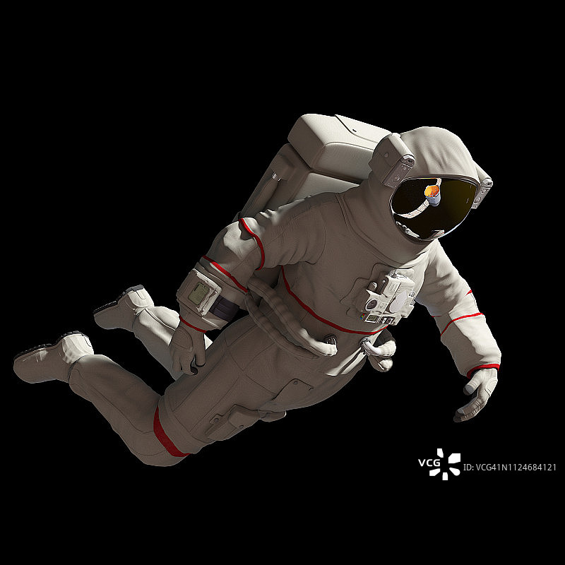 太空宇航员的插图图片素材