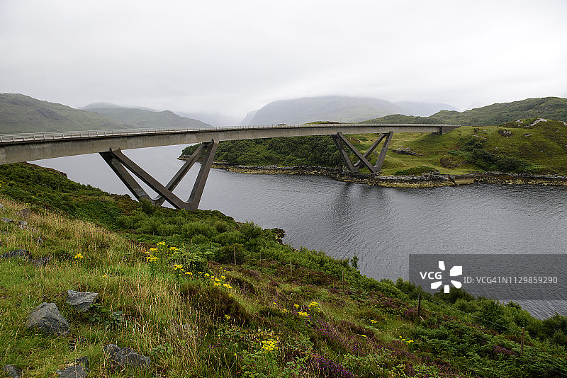 苏格兰高地凯斯库的凯斯库桥图片素材