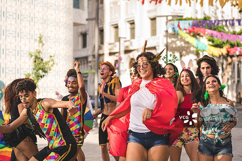 巴西街头狂欢节图片素材